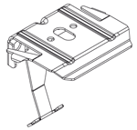 Luxaflex monocomando plisse / duette steun