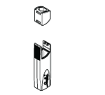 Luxaflex plisse / duette sierknop