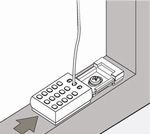 Luxaflex spankoord voetje